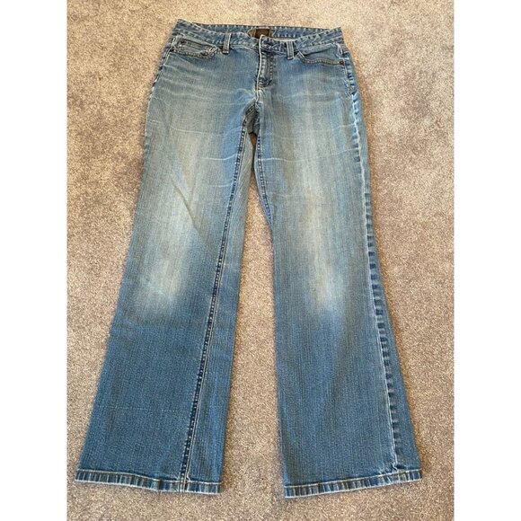 Ann Taylor Curvy Fit Lindsay 10 Blue Denim Jeans - Picture 1 of 11